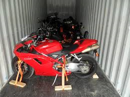Motor bike storage